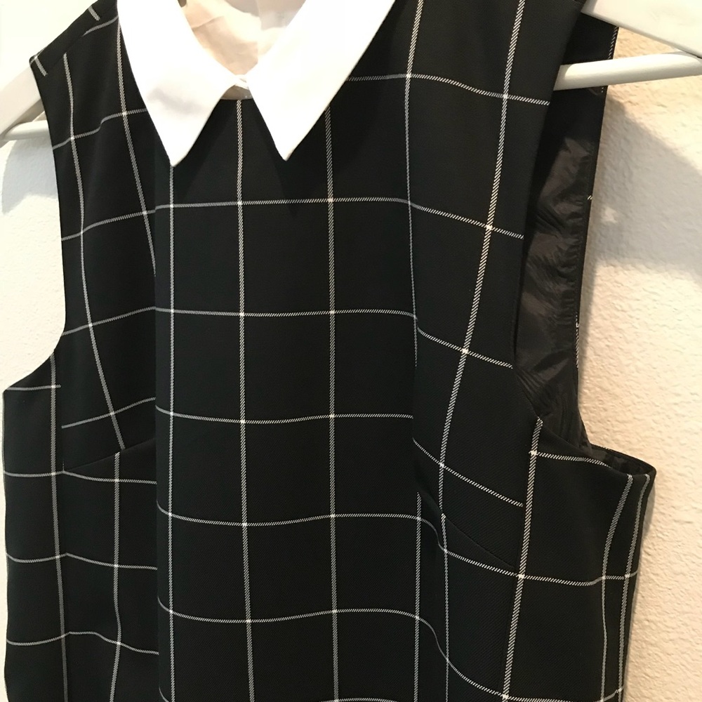 Halogen Plaid Minidress